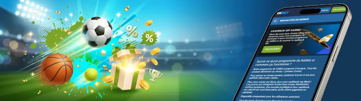 Bonus et promotions 1xbet